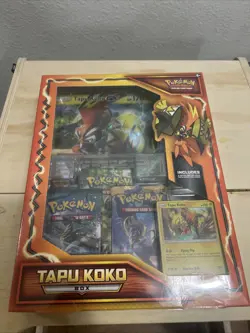 Pokemon Tapu Koko Pin Collection Box - Image 1