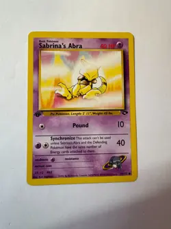 Sabrina's Abra - 93/132- 1st Edition Pokemon Pre-owned - Image 1