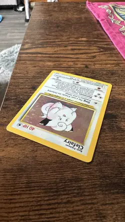 Pokemon Base Set Clefairy 5/102 1999 WOTC Holo Rare English - Image 4