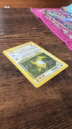 Pokemon Base Set Raichu 14/102 1999 WOTC Holo Rare English - Image 5