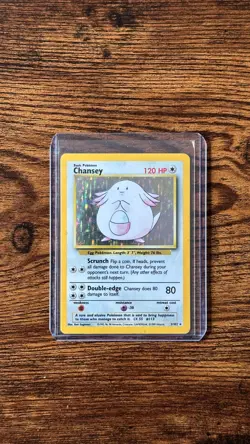 Pokemon Base Set Chansey 3/102 1999 WOTC Holo Rare English - Image 3