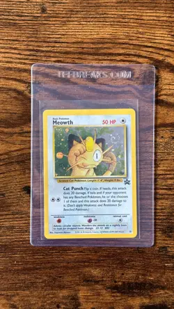Pokemon Gameboy BlackStar Stamped Promo Meowth 10 1999 WOTC Holo English M/N-M - Image 3