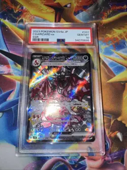 PSA 10 Charizard ex SSR 331/190 SV4a Shiny Treasure ex Pokemon Card Japanese - Image 1
