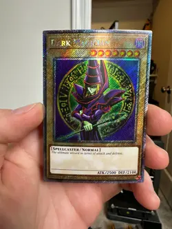 Yugioh - Dark Magician RA03-EN080 1st Edition Platinum Secret Rare NM - Image 1