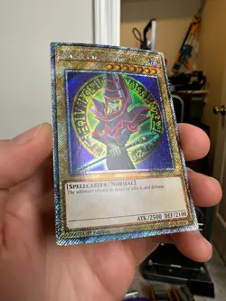 Yugioh - Dark Magician RA03-EN080 1st Edition Platinum Secret Rare NM - Image 2