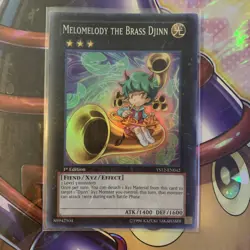 Yugioh - Melomelody The Brass Djinn Super Rare - YS12-EN042 - Image 1