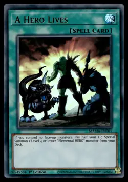 A HERO LIVES MAMA-EN081 ULTRA RARE MAGNIFICENT MAVENS YU-GI-OH - Image 1