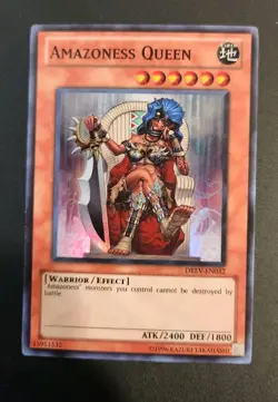Amazoness Queen DREV-EN032 Duelist Revolution-Unlimited Edition SUPER RARE - Image 1