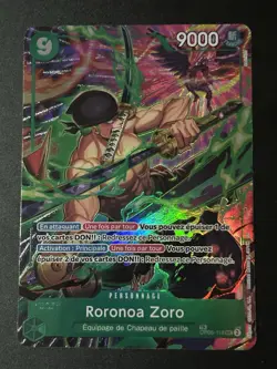 One Piece TCG - Roronoa Zoro - OP06-118 TR SEC - FRENCH - NM/MINT - Image 1