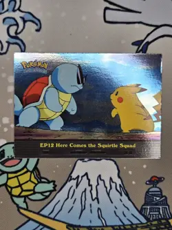 Pokemon TV Animation Series 2 EP12 Here Comes the Squirtle Squad Silver Foil - Image 1