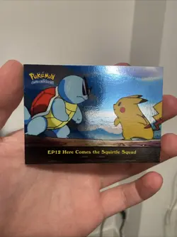 Pokemon TV Animation Series 2 EP12 Here Comes the Squirtle Squad Silver Foil - Image 1