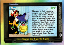 Pokemon TV Animation Series 2 EP12 Here Comes the Squirtle Squad Silver Foil - Image 2