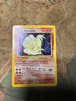Pokemon TCG Ninetales Base Set 12/102 Holo 1999-2000Wizards Base Set Holo - Image 1