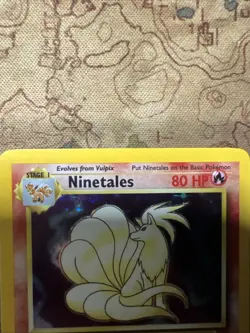 Pokemon TCG Ninetales Base Set 12/102 Holo 1999-2000Wizards Base Set Holo - Image 2