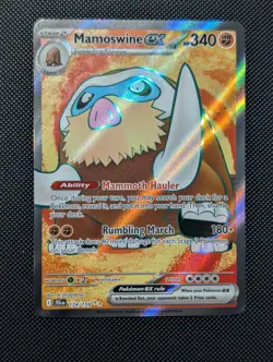 Mamoswine ex - 174/159 - SV09: Journey Together - Ultra Rare NM -Pokemon TCG - Image 1