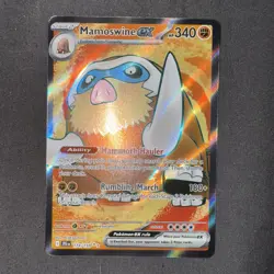 Mamoswine ex Ultra Rare SV09: Journey Together 174/159 NM - Pokemon TCG - Image 1