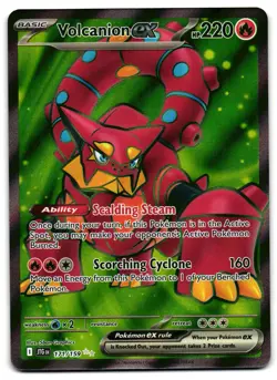 Volcanion EX 171/159 - Journey Together Ultra Rare Full Art Pokemon TCG- NM Card - Image 1