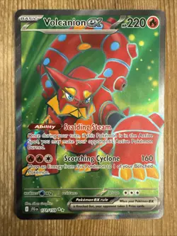 Pokemon TCG Volcanion ex 171/159 2025 Journey Together Ultra Rare Card - NM - Image 1
