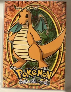 Dragonite #149 E12 of 12 - Vintage Pokemon Topps Blue Logo Card - Image 1