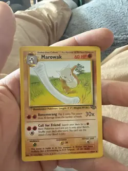 Pokemon Card Marowak 39/64 Jungle Series Nm - Image 1