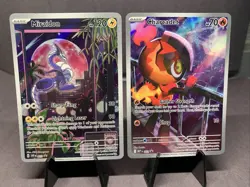 Pokemon TCG Black Star Promo Lot of 2 Illustration Rare Full Art Holo Cards NM - Image 1