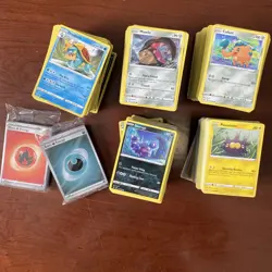 1000+ English Pokemon Cards Bulk LP Pack Fresh Mint Condition 2020-now Non Holo - Image 1
