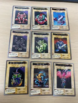 Yu-Gi-Oh! 1998 Japanese Bandai Yugioh cards 9 set # 67 77 65 86 34 57 83 68 - Image 1