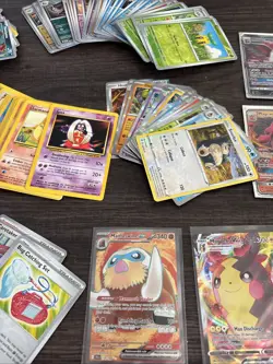 Pokemon Card Lot 202 Cards Total - Image 2