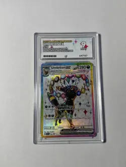 Pokemon TCG Umbreon EX Prismatic Premium Collection Promo Card 176 Ace 9 Graded - Image 1