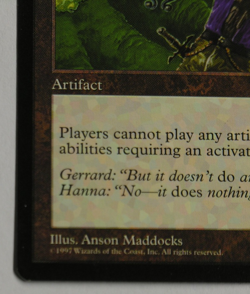 Null Rod - Weatherlight - MTG Magic the Gathering *NM* Never Played - Image 4