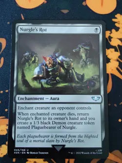 MTG - Nurgle's Rot Warhammer 40,000 045/168 - LP - Ships Fast - Image 1