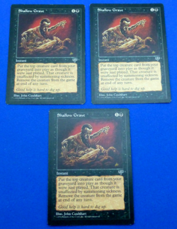Shallow Grave Mirage MTG LP Light Play Commander EDH Vintage Legacy 3 Available - Image 1