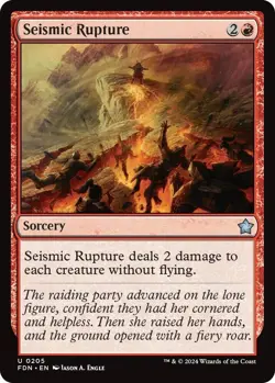 MTG Seismic Rupture - Foundations (FDN) NM #205 - Image 1