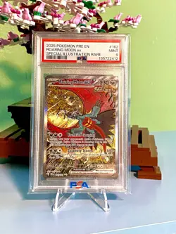 Roaring Moon EX 162/131 SIR 2025 Pokemon Prismatic Evolutions PSA 9 Mint - Image 1