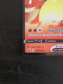 Lance's Charizard V SWSH133 - Celebrations - Promo Regular Size - Pokemon - Image 4