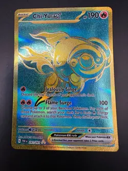 Chi-Yu EX 241/091 Pokemon TCG S&V Paldean Fates Holo Hyper Rare English - Image 1