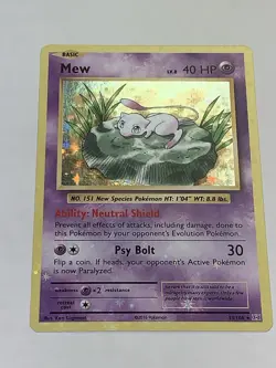 Pokemon XY Evolutions Mew 53/108 HOLO BLEED SP Error LP/NM - Image 4