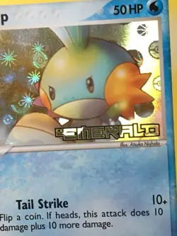 Pokemon TCG Mudkip 56/106 Ex Emerald Reverse Holo Stamped VLP - Image 3