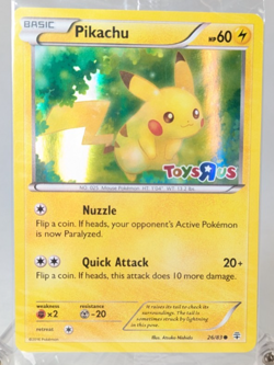 Pokemon - Pikachu - 26/83 - XY - Toys R Us Promo Stamped - Holo Rare - Sealed - Image 1