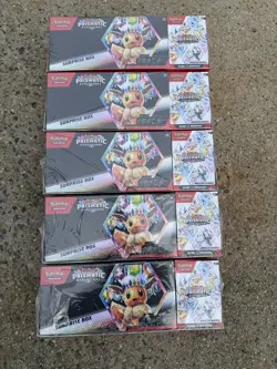 Sam’s Club Pokemon Prismatic Evolutions Surprise Box + Booster Bundle x5 - Image 1