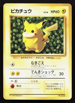 Ivy Pikachu NO. 025 CoroCoro Comics MP Japanese Pokemon Card TCG - Image 1