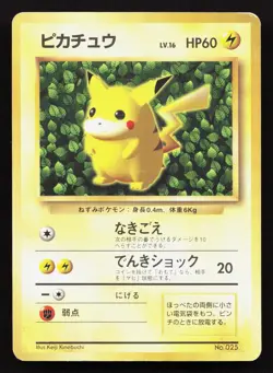 Ivy Pikachu NO. 025 CoroCoro Comics MP Japanese Pokemon Card TCG - Image 1