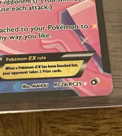 Pokemon Mew EX Holo RC24/RC25 Legendary Treasures Radiant 120 HP English - Image 3