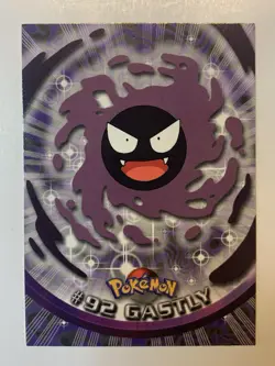 2000 Topps Pokemon TV Series 2 #92 Gastly (A) FREE COMBINED SHIPPING - Image 1