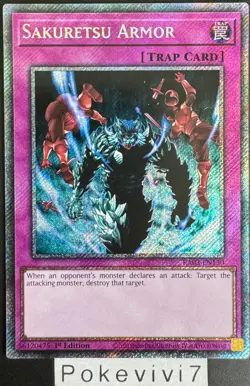 Carte YU-GI-OH! SAKURETSU ARMOR RA03-EN130 PSR NEUF - Image 1