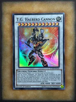 Yugioh T.G. Halberd Cannon LC5D-EN216 Super Rare 1st Ed NM - Image 1