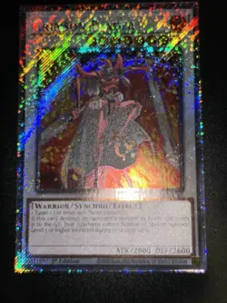 Crimson Blader 1st Edition Platinum Secret Rare RA04-EN161 Yu-Gi-Oh! - Image 1