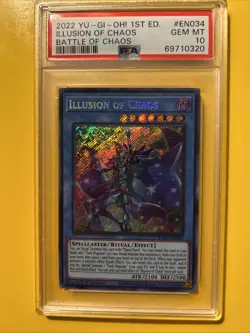 YuGiOh ILLUSION OF CHAOS #BACH-EN034🔥PSA 10 GEM🔥1st EDITION-2022 SECRET RARE - Image 3
