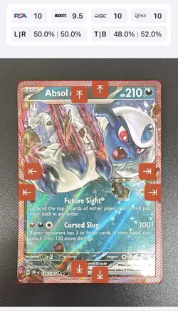 Pokemon Card Absol EX 135/197 Ultra Rare Obsidian Flames NM - Image 3