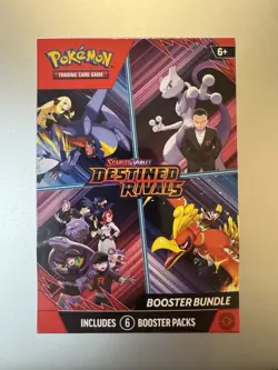 Pokemon TCG Destined Rivals Factory Sealed Booster Bundle Box 6 Packs Per Box - Image 1